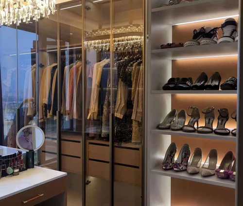 长沙定制工厂全屋定制衣柜平开门移门橱柜柜门高光肤感E0环保推拉