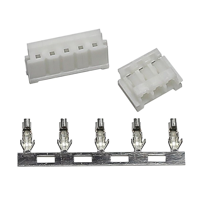 直针座EH2.54mm间距2P 3 4  6 8 9I10P胶壳端子弯针座接插件连接