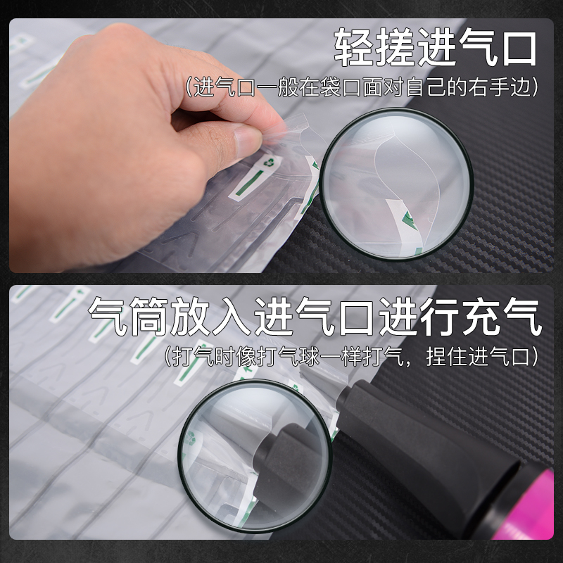 12柱24cm高美心月饼铁盒月饼气柱袋缓冲包装充气T气泡袋气泡柱防