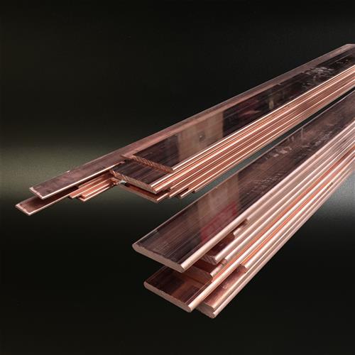 紫铜排扁条接地铜排T2紫铜条TMY铜母线 3 4D 15 20 25 30 40 50 m