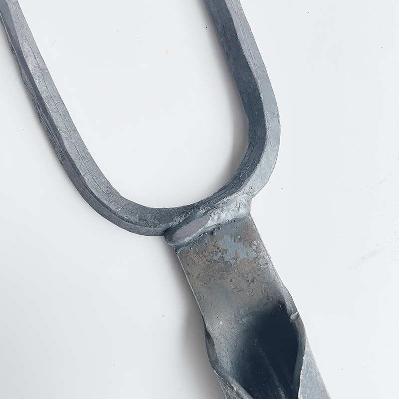 纯钢锻打稻草叉两股钢叉铁叉稻杆叉二齿叉两齿叉尖头叉双尖