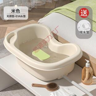 新款洗头盆家用平躺式水孕循环头老人妇卧疗床泡洗头盆头YGK泡头