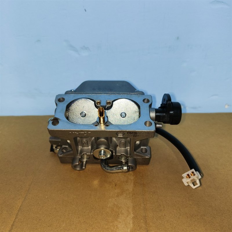 隆鑫764cc双缸垂直轴割草机发动机汽油化油器LC2p80FD配件