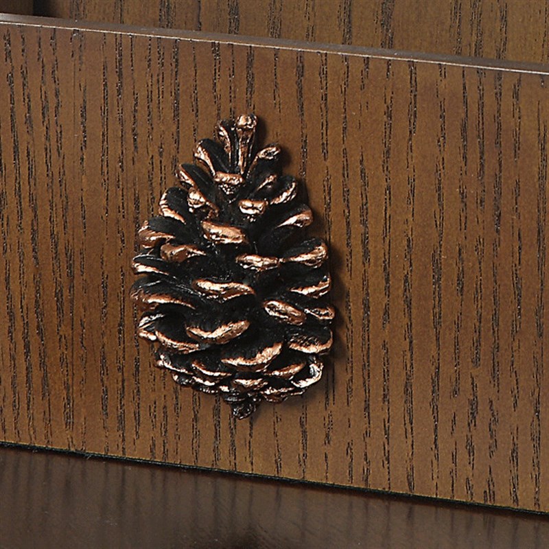 遥控器收纳盒美式客厅木质茶几小木盒办公室桌面笔筒遥控板整理盒