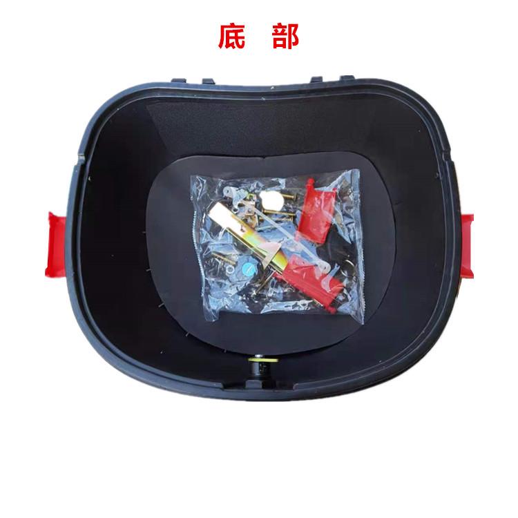 新款踏板电动瓶摩托车后备尾箱大号小龟王通用T防水加厚储物箱