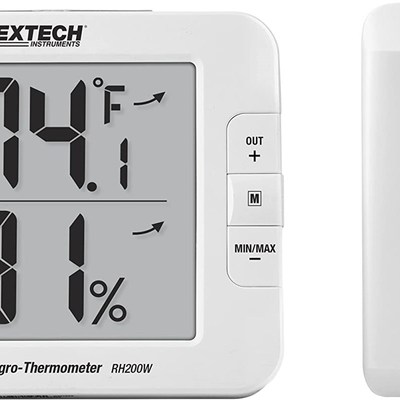 Extech RH200W 无线室内/室外湿度温度计指示器