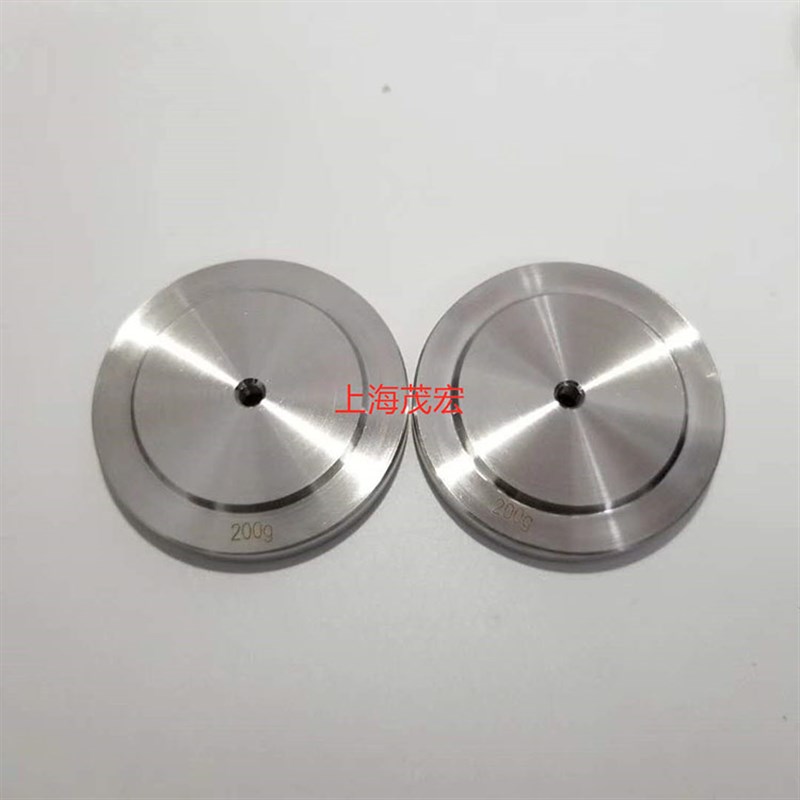 100g200g3kg5kg圆形开孔砝码 M1等级不锈钢标准砝码可来图定制