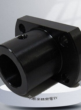 S45C钢双切边法兰型导向轴支座光轴支撑座固定座标准型STHCB/STHC