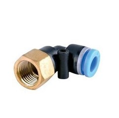 包邮气动元件 PLF内螺纹90弯头 快插气管快速接头100/包