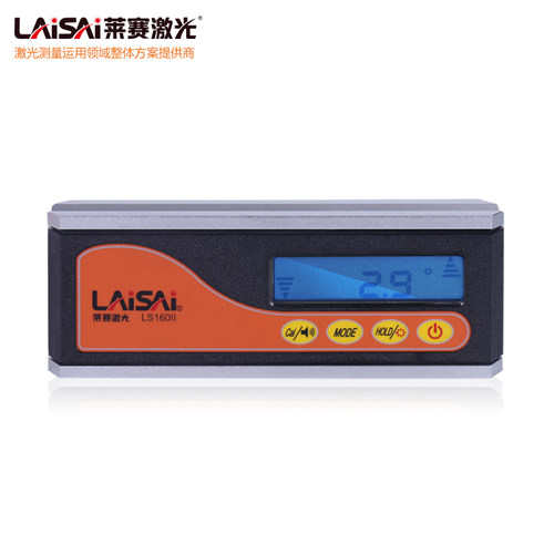 莱赛激光水平尺角度尺LS160/LS160-2II/LS160-60数字显示坡度仪