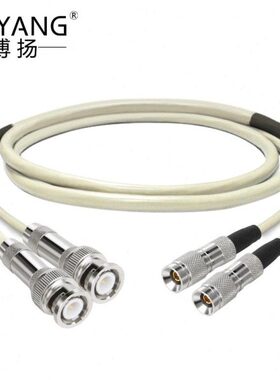 博扬 2M跳线BNC-CC4 2M兆E1接头成品跳线syv75-2-1同轴电缆DDF3米