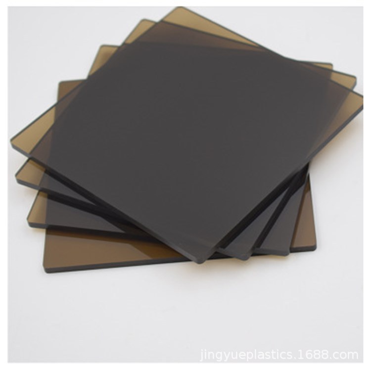 厂家批发销售 铝合金车棚 3mm茶色PC耐力板雨棚 户外遮阳雨棚