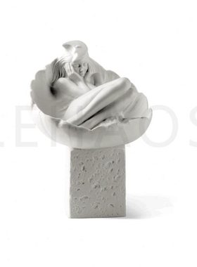 巨蟹座！北欧纯白色创意陶瓷12星座陶瓷星座雕塑人物装饰摆件礼物