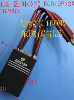 进口碳刷 电刷 进口电机碳刷EG319P 32X40X65MM  全场低价
