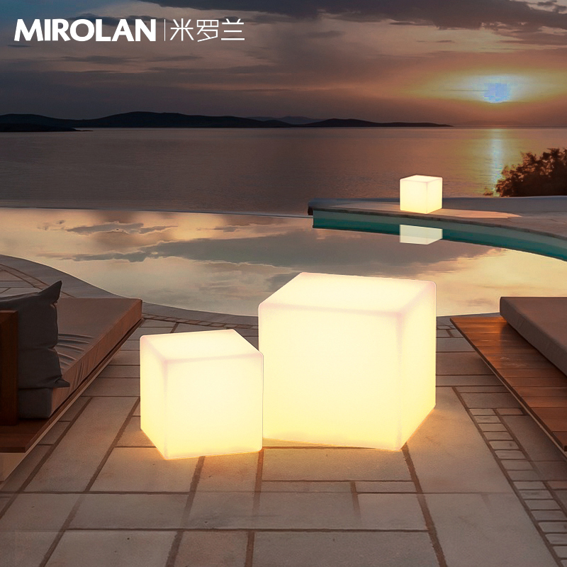 太阳能灯户外落地灯花园布置庭院灯防水别墅露台灯氛围Z地灯室外