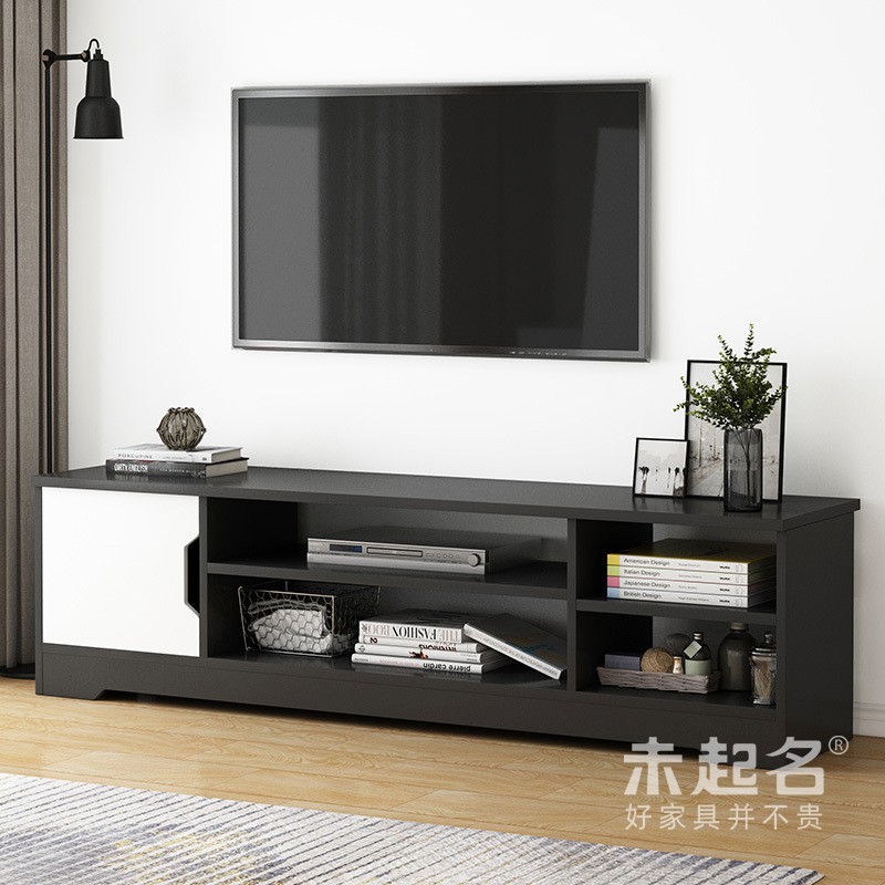 1.2/1.4米长拼色电视柜卧室主卧家D用高电视桌多功能组合柜子MS67