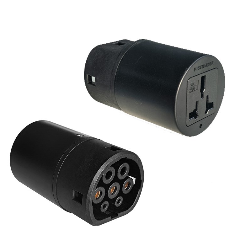 充电桩取电器新能源交流放电枪转换插座房车电瓶车电摩充电借220V