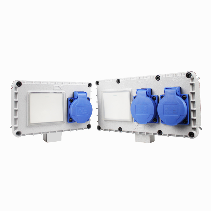 EX防爆开关插座一体防水明装墙壁五孔十孔户外照明工业开关220v