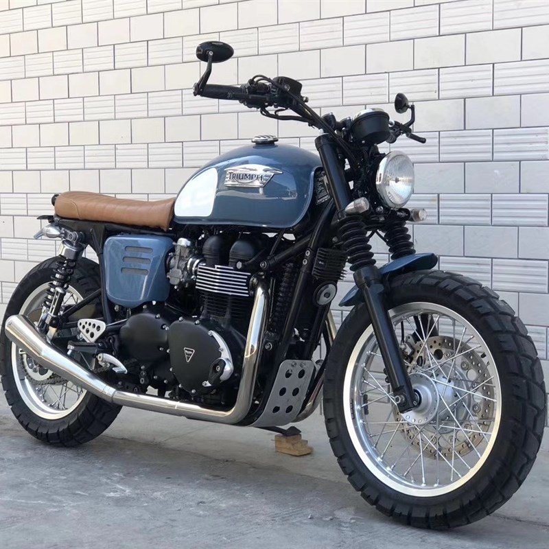 二手进口铃木250复古都市巡航太子电喷水冷150越野旅行街车