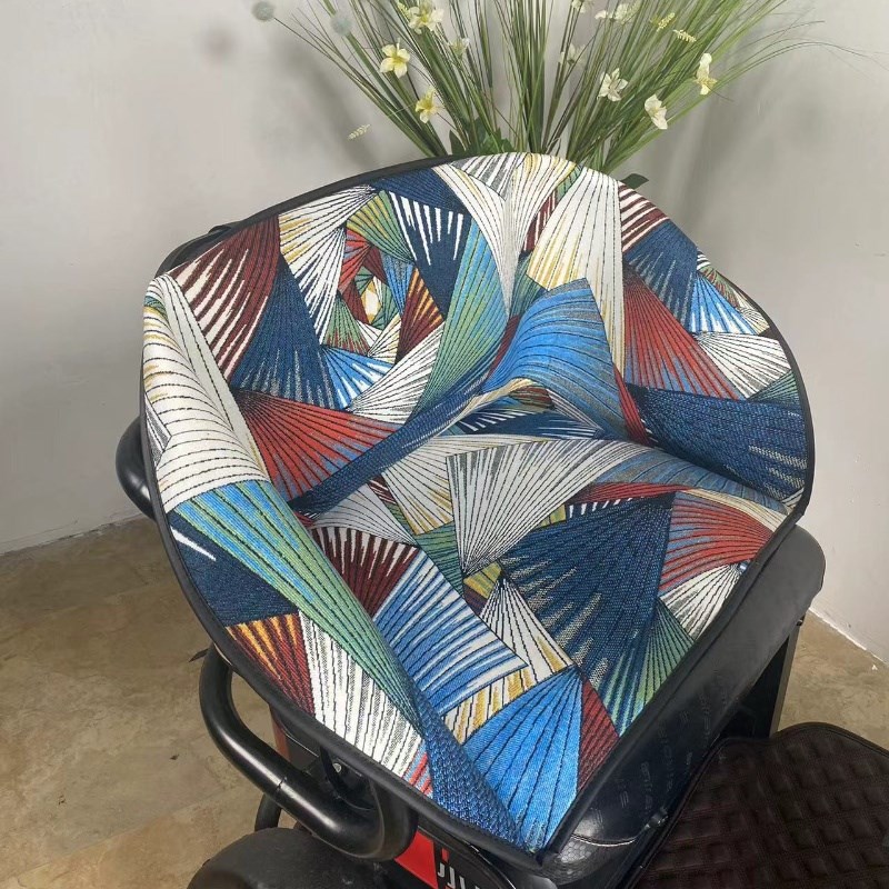 电动三轮车脚垫坐垫座套爱迪c16乐三轮电动车坐垫靠背一体