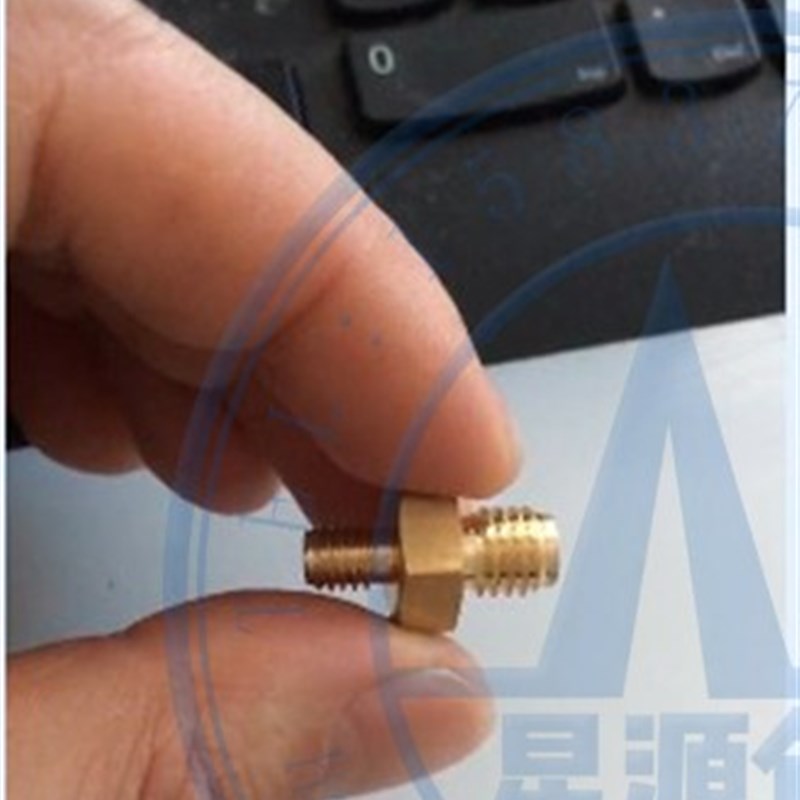 日本岛津GC-2100plus气相色谱仪 压力表接铜管接头 转接头 终端铜