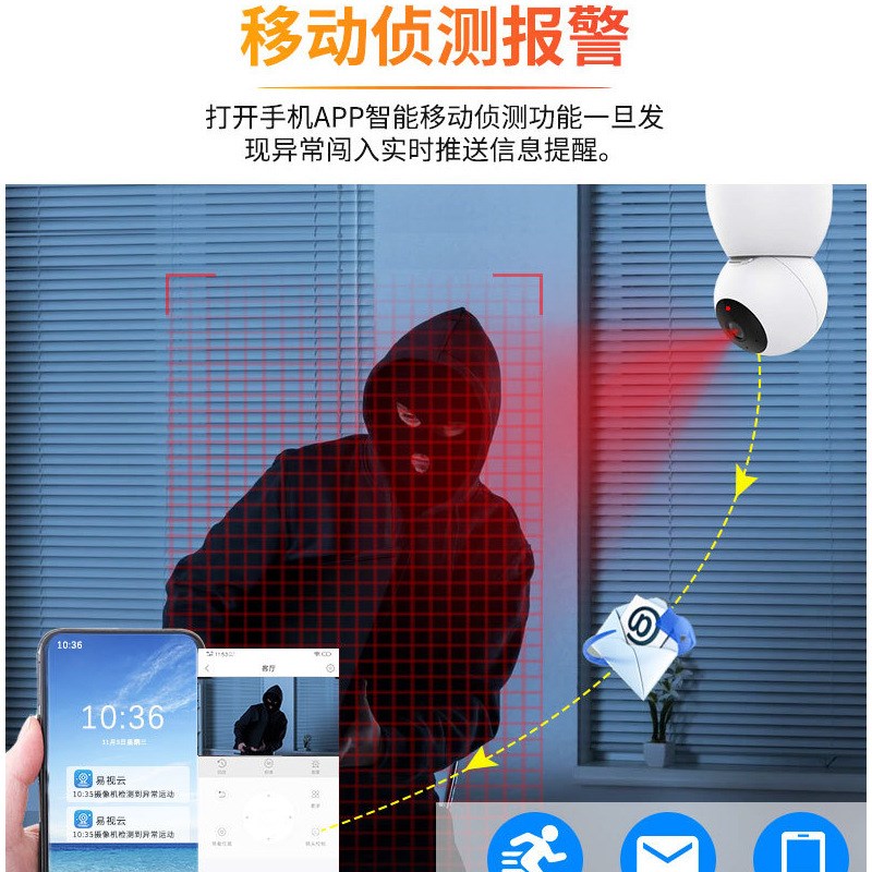 seetong监控摄影头家用高清手机远程天视通wifi摄像头360度无死角
