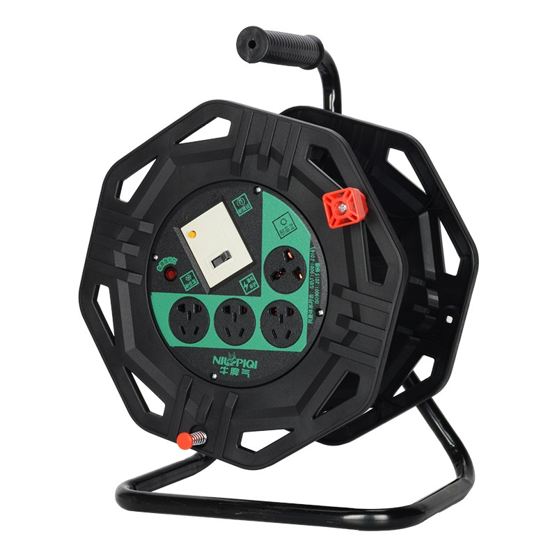 绕线盘卷线盘大功率6000W电缆盘空盘收线盘电缆线盘电线收纳盘