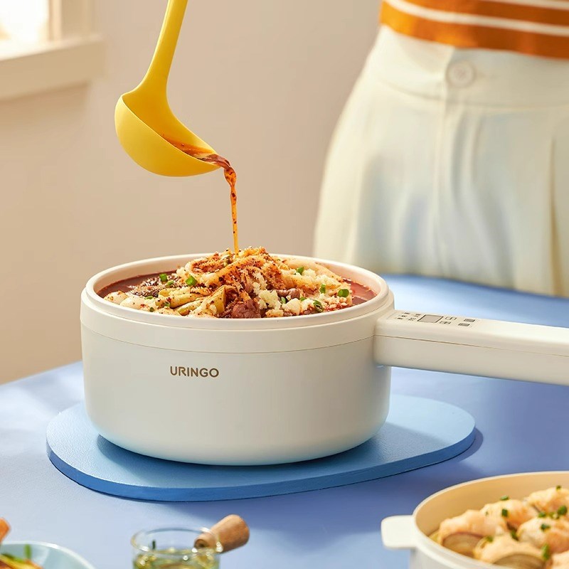 七彩叮当电煮锅宿舍多功能蒸煮电炒火锅装配件插头电源线充电线