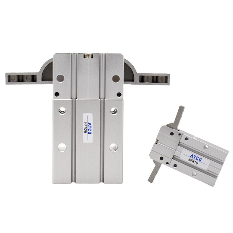 亚德客型手指气缸180度开闭型气爪HFR10 HFR16 HFR20 25/32通孔N