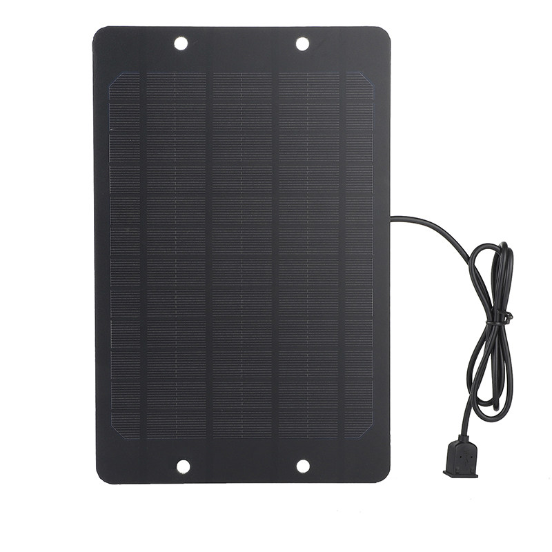 5伏6瓦太阳能充电板摄像头潜水泵蓝牙耳机充电宝带稳压可充手机