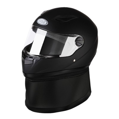 电动电瓶摩托车冬季头盔男女士保暖防雾带围脖全盔大码冬天安全帽