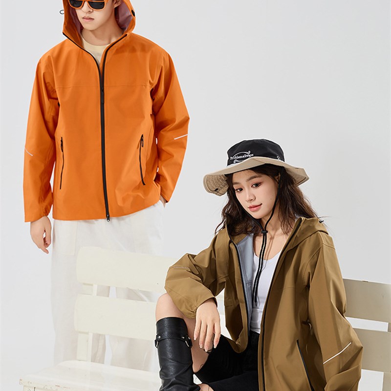 硬壳冲锋衣男女春秋款q防风防水全天候登山服户外徒步透气单层外