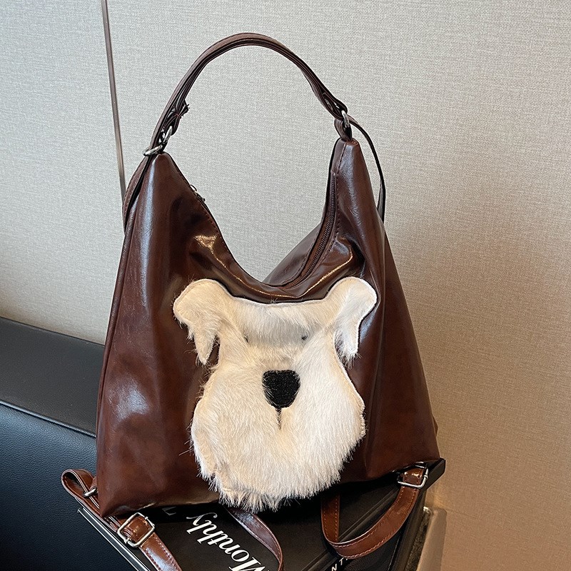 可爱卡通大容量托特包女202w4秋冬新款韩版ins时尚双肩包休闲女包