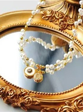 时尚潮流设计感抽拉式八芒星手链项链女高级N感小众简约时尚网红