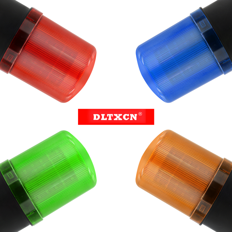 LTE-1101J声光报警器旋转爆闪警报灯闪烁灯220V12V24VLED警示灯