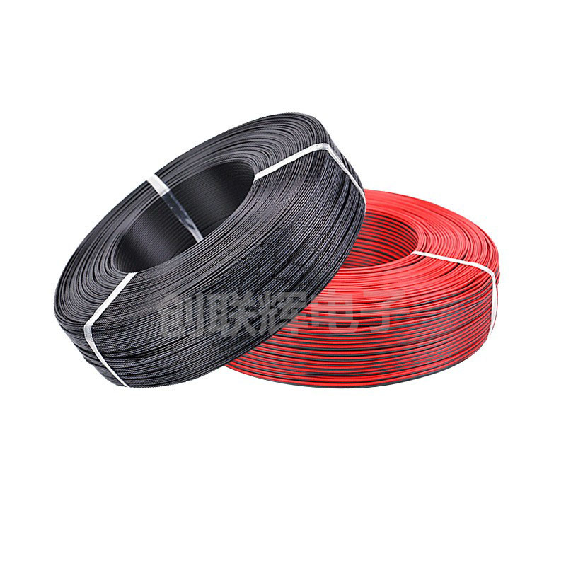 特软耐高温硅胶排线20/22/24/26/28AWG柔软多芯硅胶并线2P3P4P5P