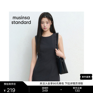 韩国26夏季新品潮流时尚圆领女士休闲无袖连衣裙MUSINSA STANDARD
