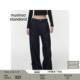 女士时尚 musinsa 潮流简约宽版 长裤 standard 直筒牛仔裤 韩国春季