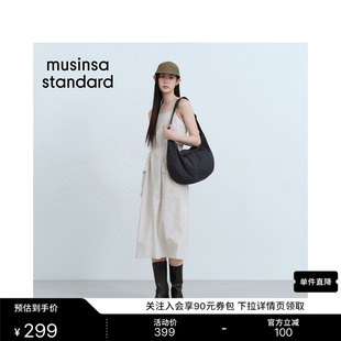 韩国26夏季新品女士潮流时尚休闲工装吊带连衣裙MUSINSA STANDARD