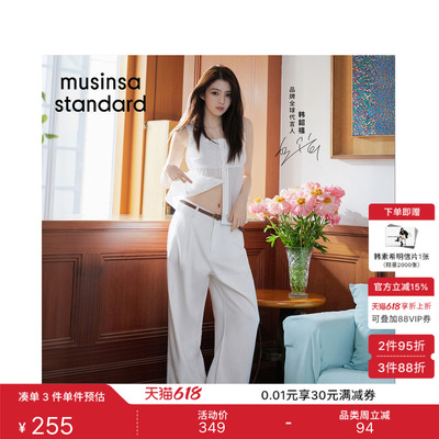 日常休闲时尚直筒宽松牛仔裤