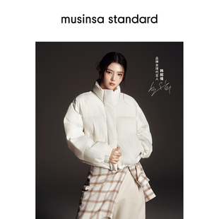 棉服musinsa 短款 韩国25秋冬女士百搭时尚 standard 韩素希同款