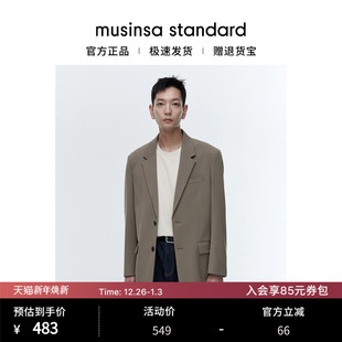 外套musinsa 休闲轻商务高智感西装 standard 大码 韩国25秋冬男士
