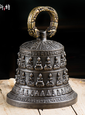 金刚铃居家供具尼泊尔手工艺品B铜八吉祥惊鸟铃挂饰风铃挂钟