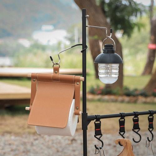 户外野营灯挂钩迷你灯杆钩多功能S型防滑不锈钢 猪尾巴钩便携灯钩