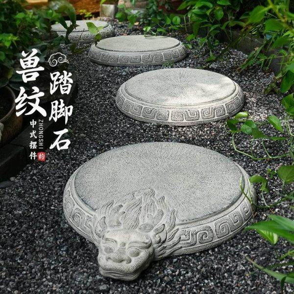 庭院花园布置脚踏石户外院子防滑圆形草坪造景汀步石垫脚石,家居饰品,户外/庭院摆件,淘宝优惠券,粉丝福利购,淘宝优惠卷