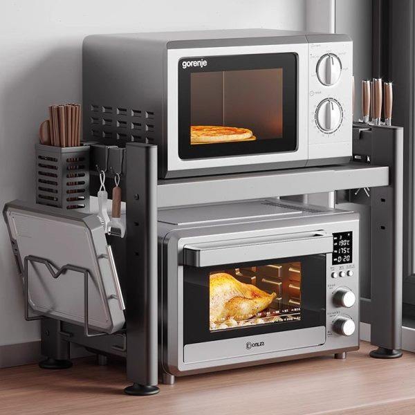 厨房多功能置物架微波炉电饭锅一体专用烤箱架子台面双多层收纳架,厨房/烹饪用具,微波炉置物架,淘宝优惠券,粉丝福利购,淘宝优惠卷