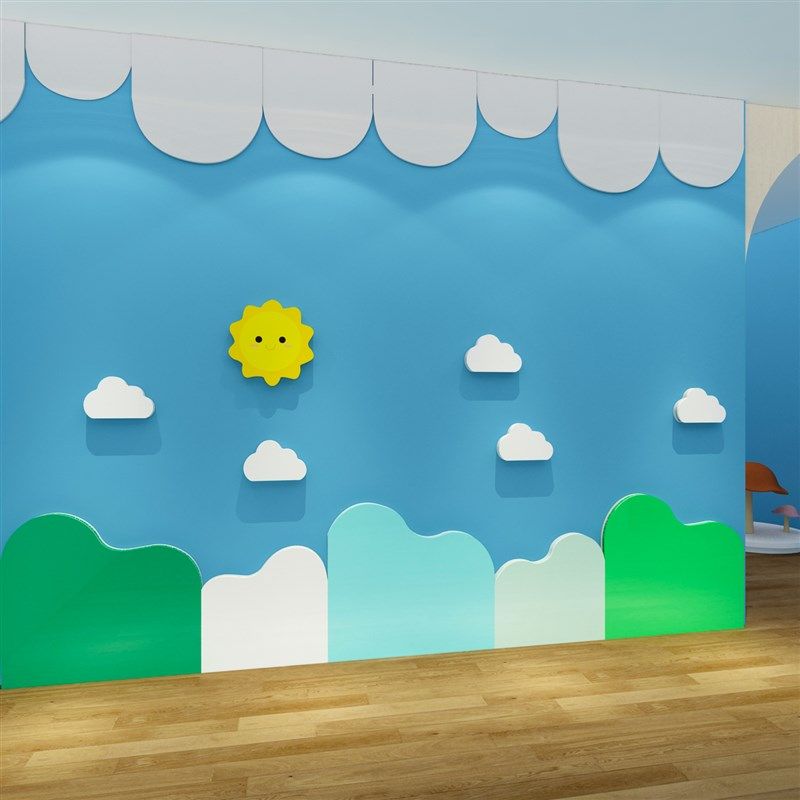 高端幼儿园环境创设布置材料托管班文化背景大厅墙面装饰主题成品,家居饰品,文化墙贴,淘宝优惠券,粉丝福利购,淘宝优惠卷