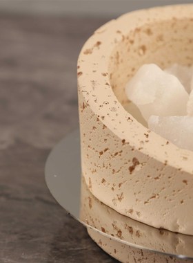 简约现代金属洞石香薰扩香器样板间售楼处客厅卧室酒店民宿装饰品