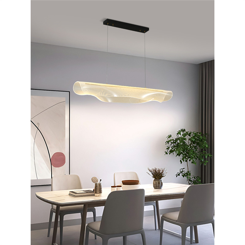 设计师轻奢吊灯创意现代简约艺术灯大气办公室餐厅吧台亚克力灯具