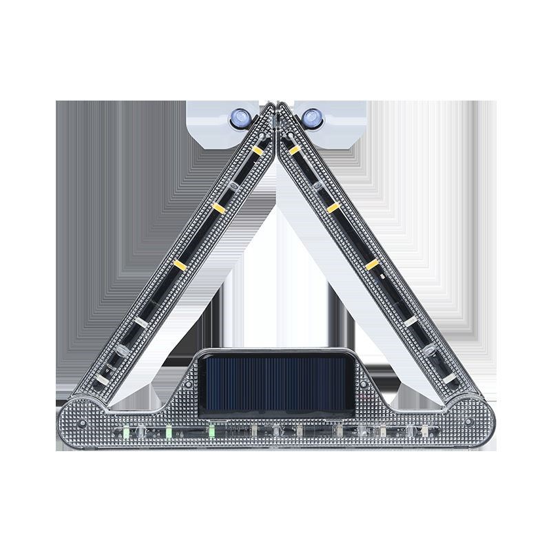 汽车太阳能防追尾LED警示爆闪灯巡航车载改O装尾灯应急霹雳游侠灯